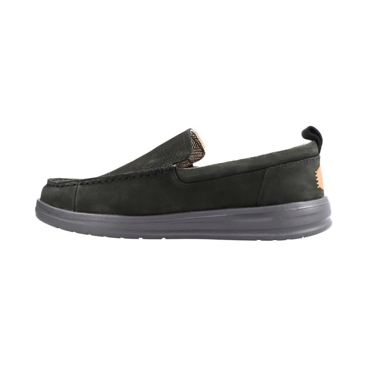 MOCASIN  WALLY GRIP MOC CRAFT LEATHER  NEGRA